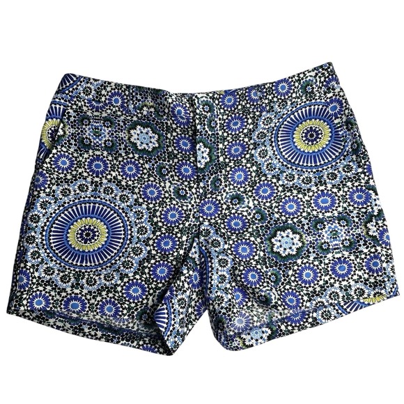 Banana Republic Pants - NEW Banana Republic Linen-Blend Silky Blue‎ Boho Performance Trouser Short 8